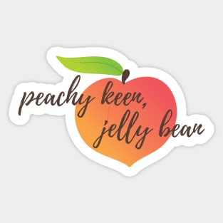 Peachy Keen, Jelly Bean Sticker